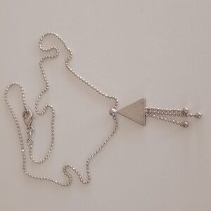 Vtg Art Deco Sterling Silver Necklace